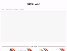 Tablet Screenshot of ferreteriamarino.com